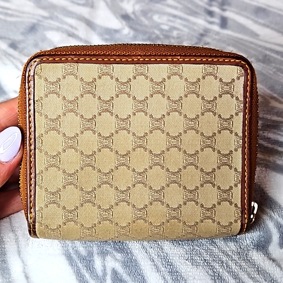 Celine Macadam Logo Bi-fold with Zip Compartment Wallet - Picture 9 of 14